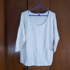 White old navy sweater
